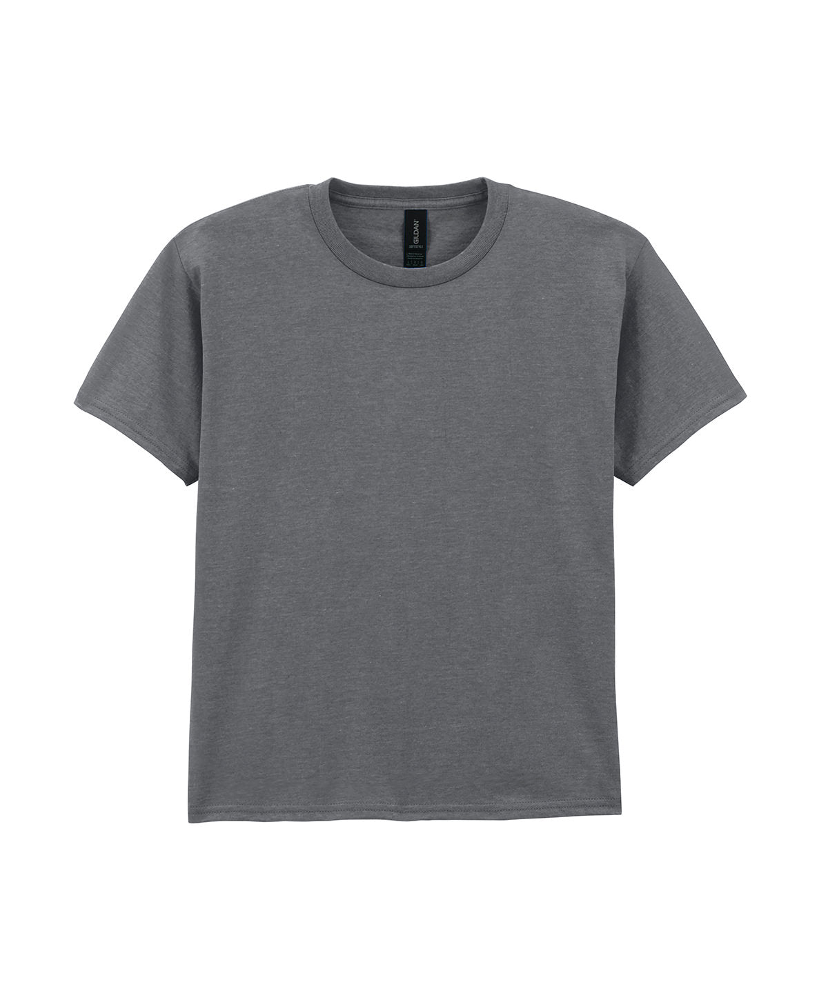 Gildan – Softstyle Ringspun T-Shirt für Jugendliche – Graphit Heather – Fügen Sie Ihr Design/Logo hinzu