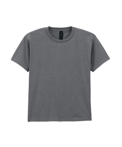 Gildan – Softstyle Ringspun T-Shirt für Jugendliche – Graphit Heather – Fügen Sie Ihr Design/Logo hinzu
