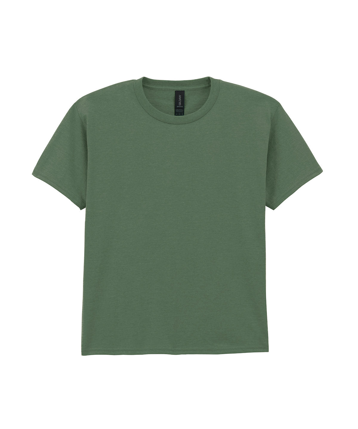 Gildan – Softstyle Ringspun T-Shirt für Jugendliche – Militärgrün – Fügen Sie Ihr Design/Logo hinzu