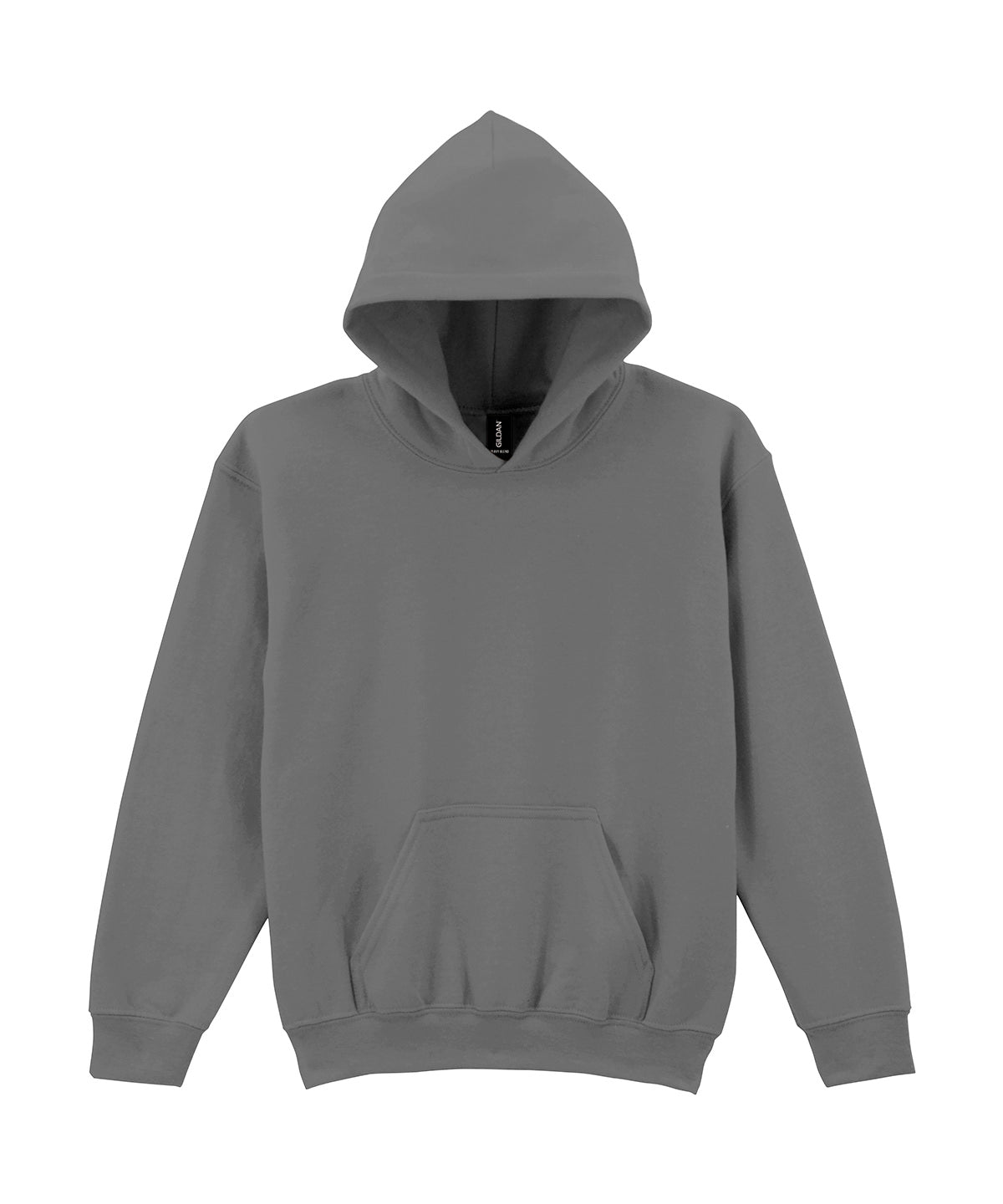 Gildan - Sweat-shirt à capuche pour jeunes en mélange épais - Anthracite - Ajoutez votre design/logo
