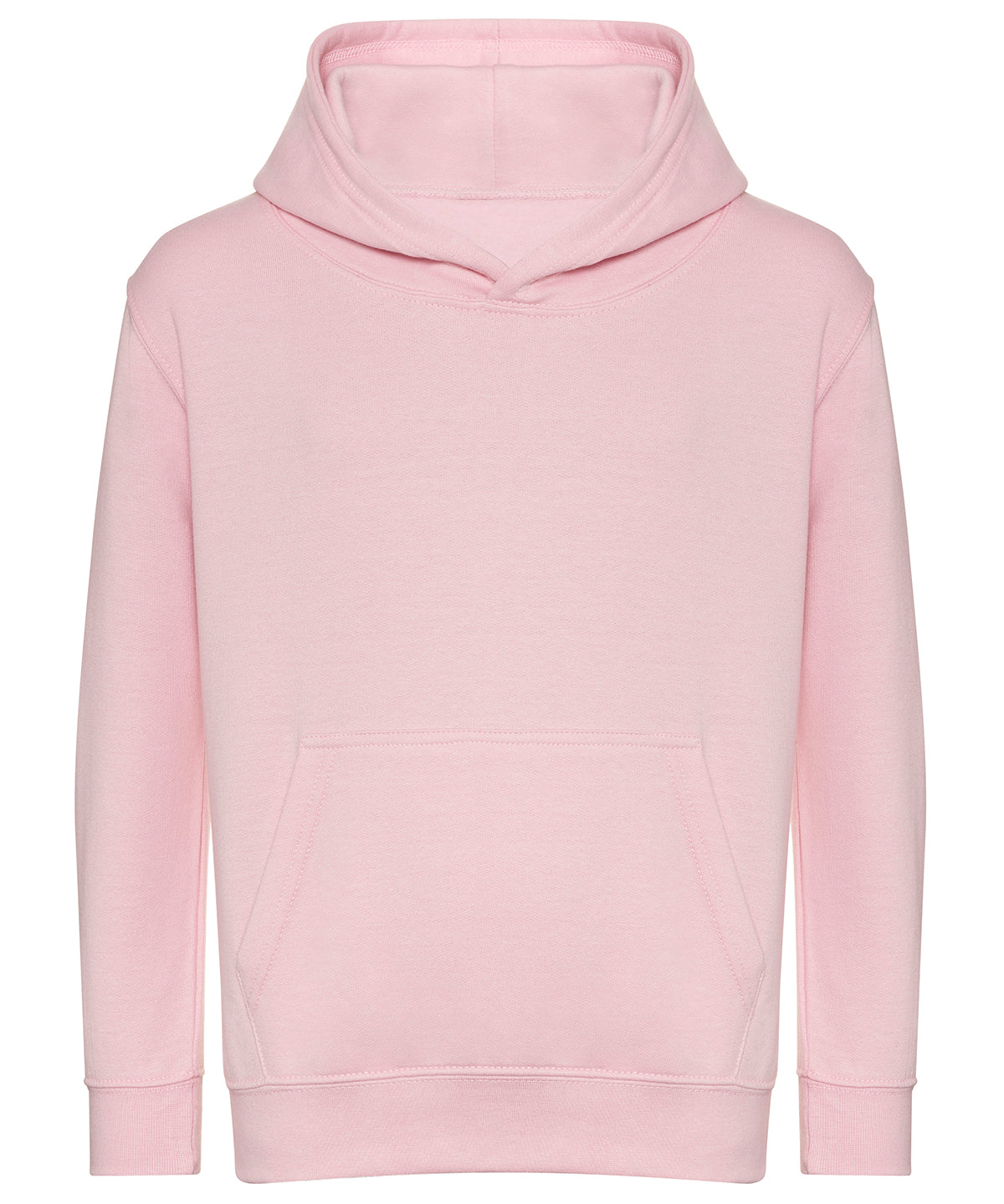 AWDis Just Hoods - Bio-Kapuzenpullover für Kinder - Babyrosa - Fügen Sie Ihr Design/Logo hinzu