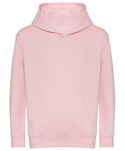 AWDis Just Hoods - Bio-Kapuzenpullover für Kinder - Babyrosa - Fügen Sie Ihr Design/Logo hinzu