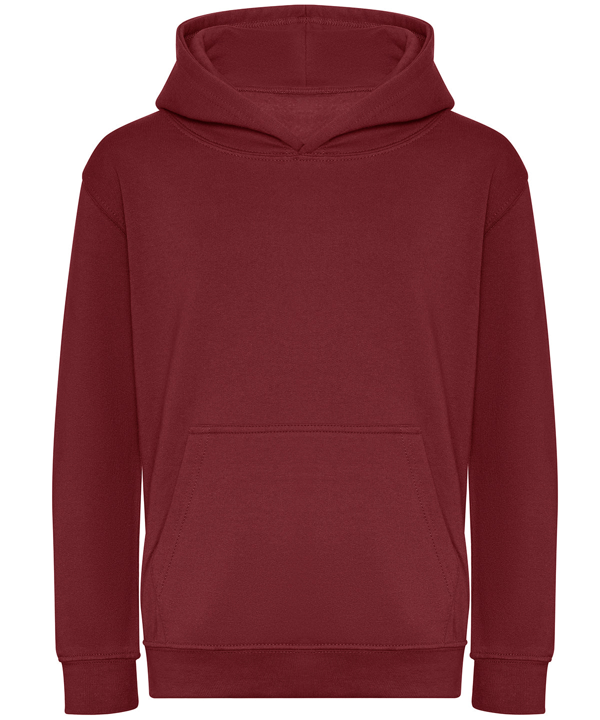 AWDis Just Hoods - Kids organic hoodie - Burgundy - Add Your Design/Logo