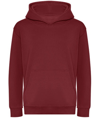 AWDis Just Hoods - Kids organic hoodie - Burgundy - Add Your Design/Logo