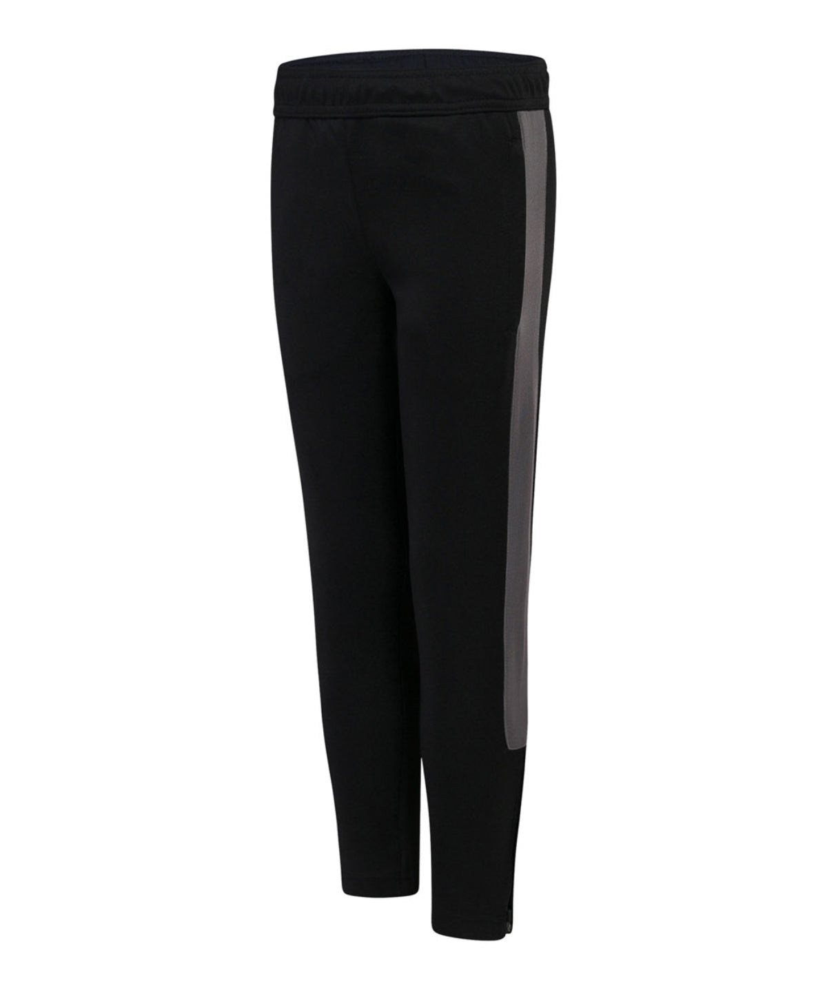 Finden &amp; Hales - Pantalon de survêtement tricoté pour enfant - Noir/Gris métallisé - Ajoutez votre design/logo
