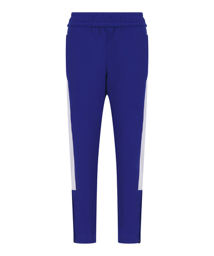 Finden &amp; Hales - Pantalon de survêtement tricoté pour enfant - Bleu roi/blanc - Ajoutez votre design/logo