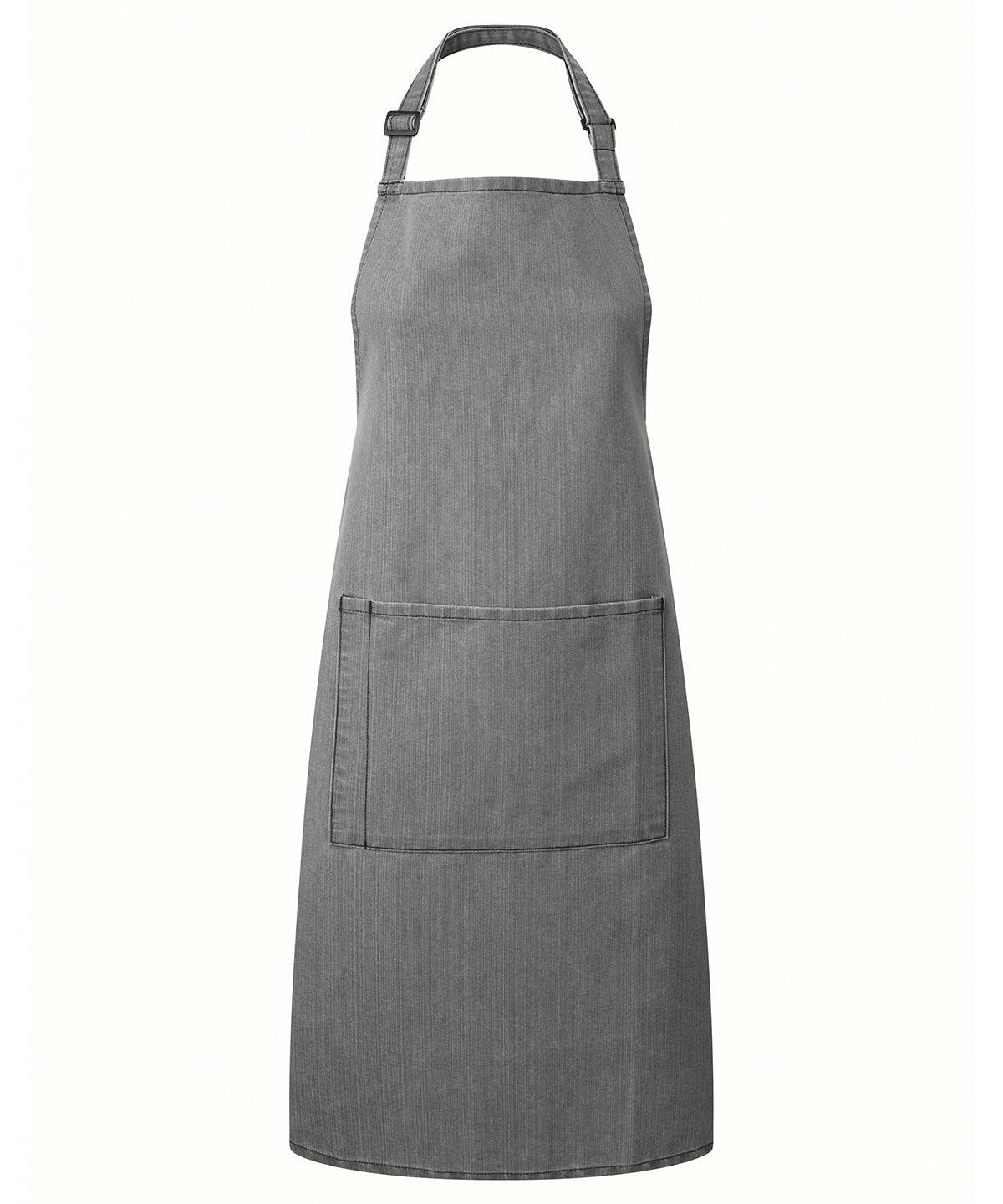 Colours bib apron with pocket