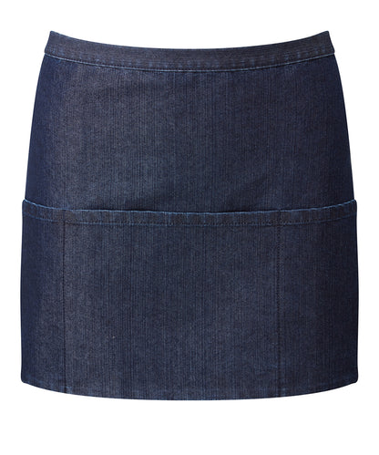 Premier - Tablier 3 poches Colours - Indigo Denim - Ajoutez votre design/logo