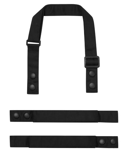Premier - Tablier personnalisable « Swap &amp; Pop » – Bretelles – Noir – Ajoutez votre design/logo