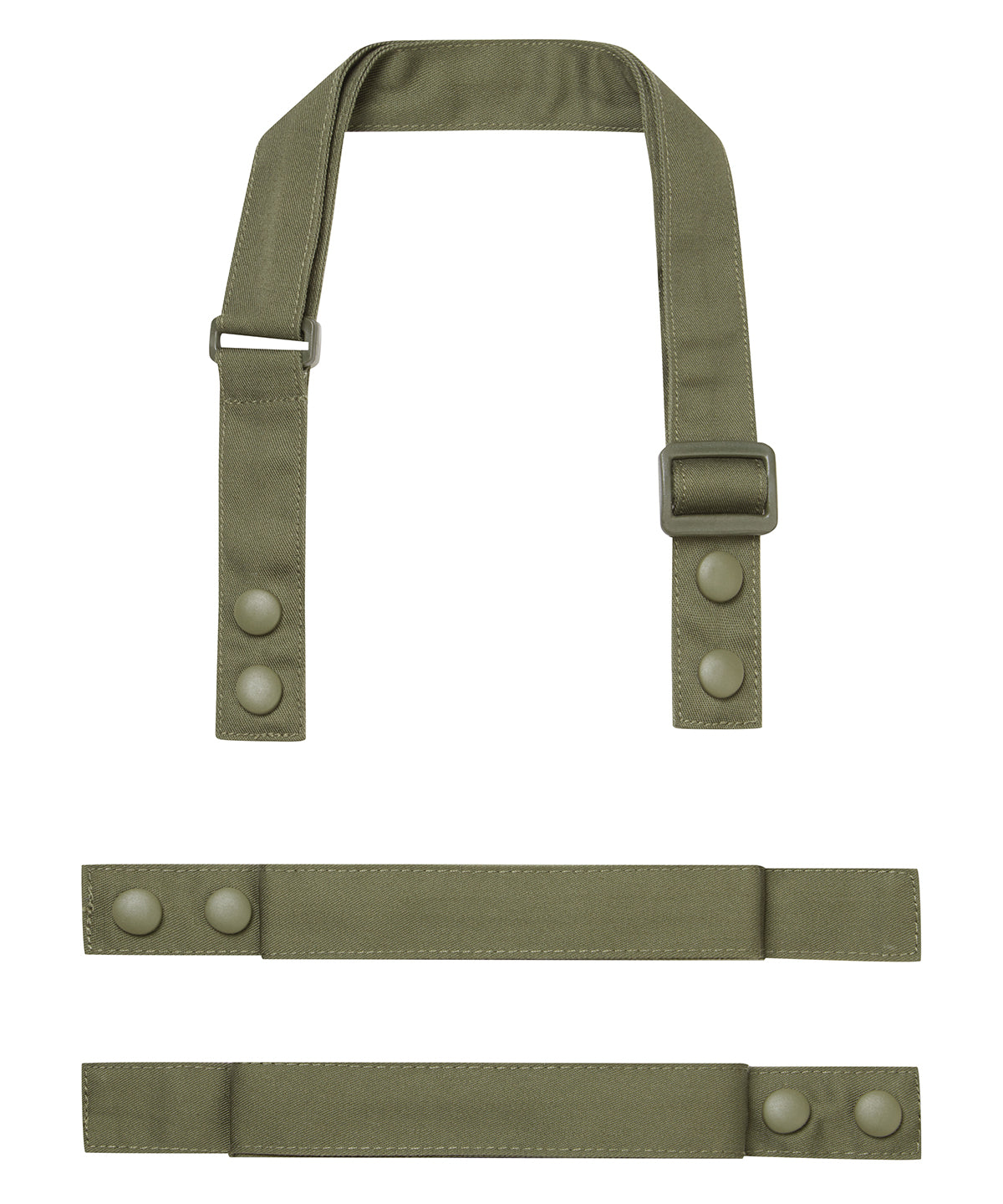 Premier - Tablier personnalisable « Swap &amp; Pop » – Bretelles – Olive – Ajoutez votre design/logo