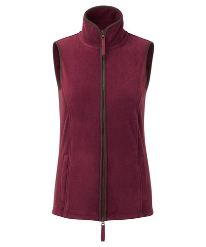 Womens artisan fleece gilet