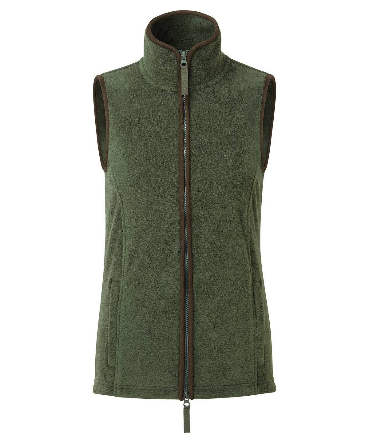 Womens artisan fleece gilet