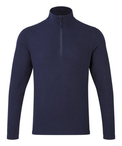 Unisex Recyclight 1/4 zip microfleece