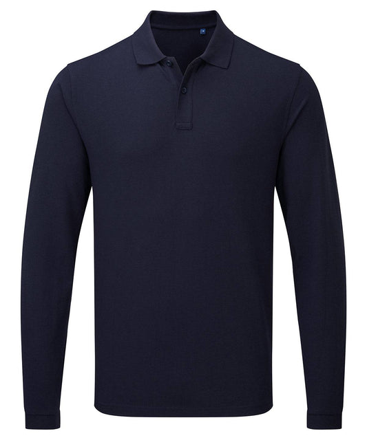 Essential unisex long sleeve workwear polo shirt