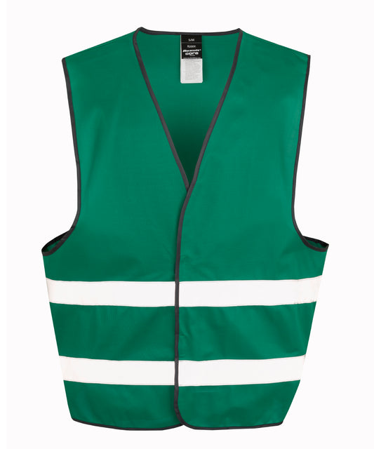 Personalised hi-vis vest - Paramedic Green - Add Your Logo or Design - Add Your Design/Logo