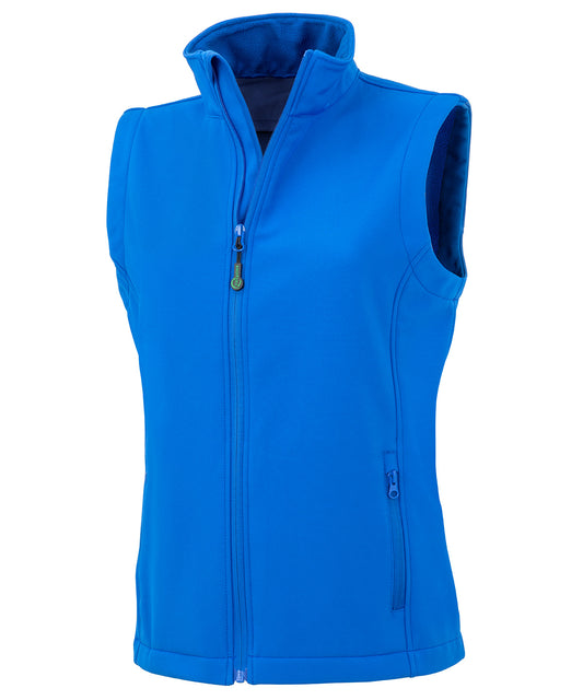 Women's recycled 2-layer printable softshell bodywarmer