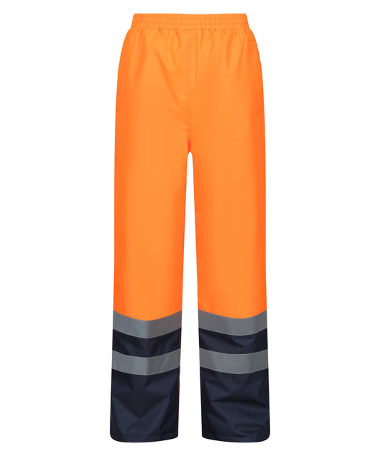 Pro hi-vis insulated overtrousers