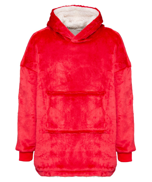 The Kids Ribbon oversized cosy reversible sherpa hoodie