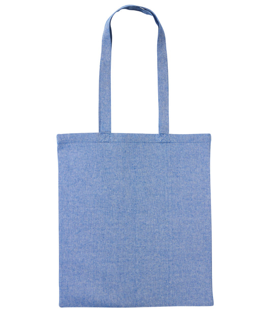 Recycled cotton shopper long handle