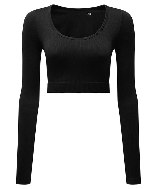 Womens TriDri® ribbed seamless '3D Fit' crop top