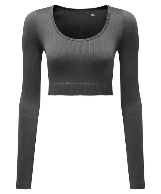 Womens TriDri® ribbed seamless '3D Fit' crop top