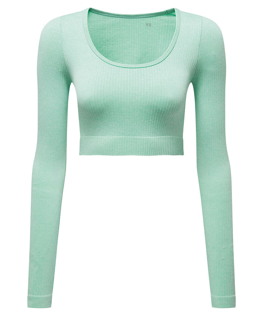 Womens TriDri® ribbed seamless '3D Fit' crop top