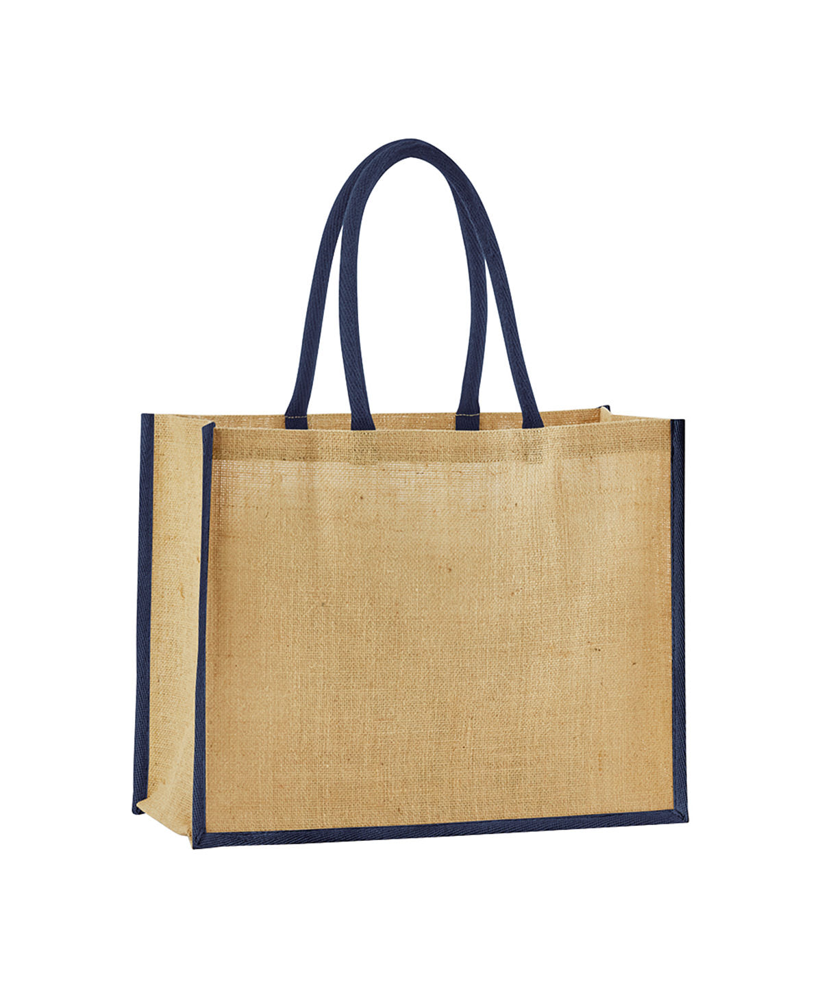 Natural starched jute classic shopper