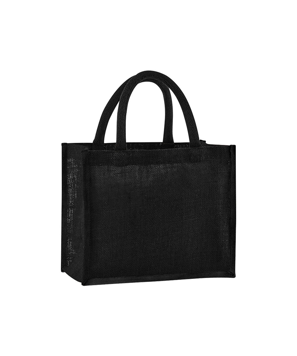 Natural starched jute midi tote