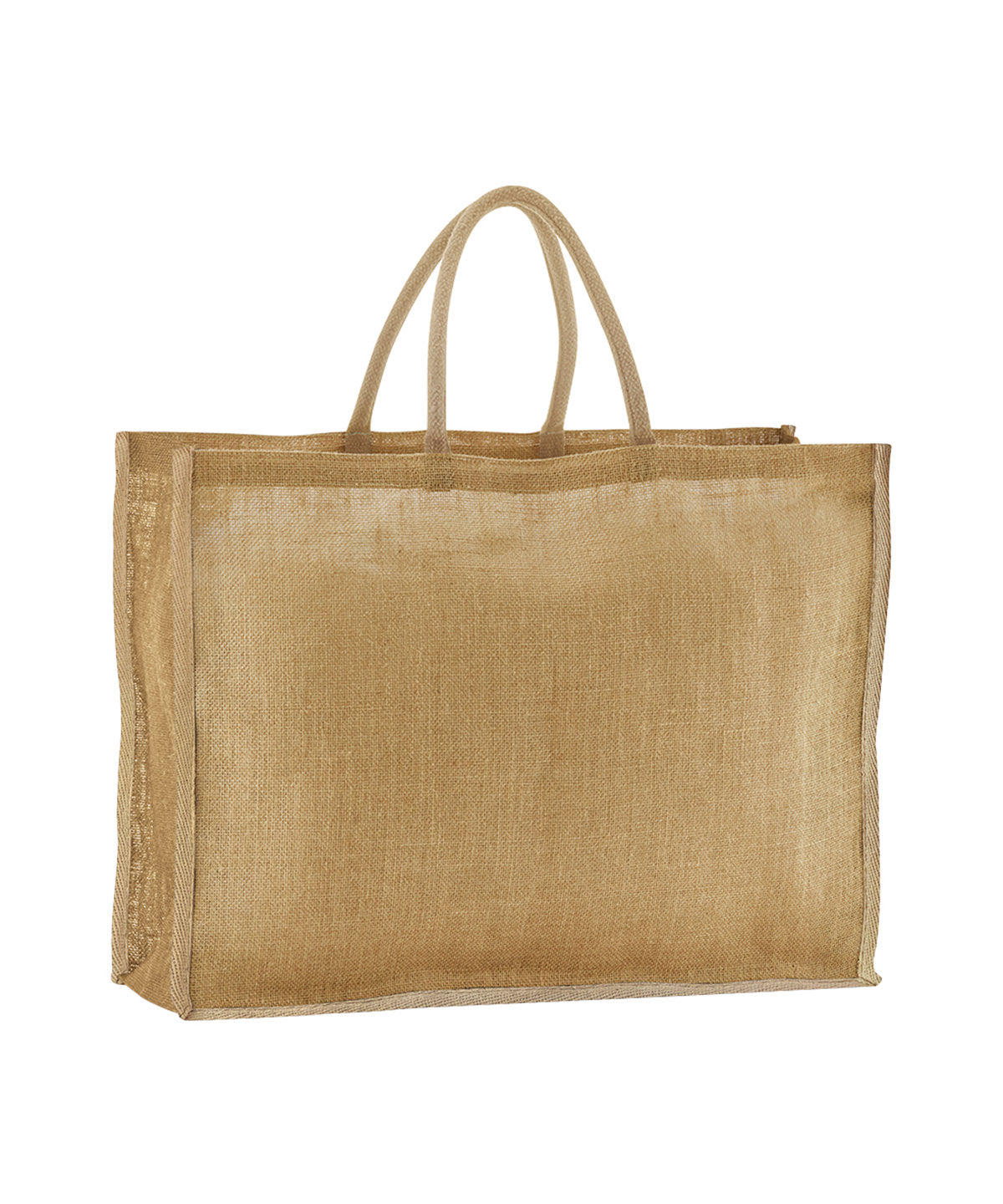 Natural starched jute market shopper