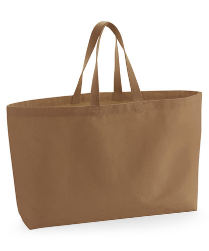 Oversized canvas tote bag