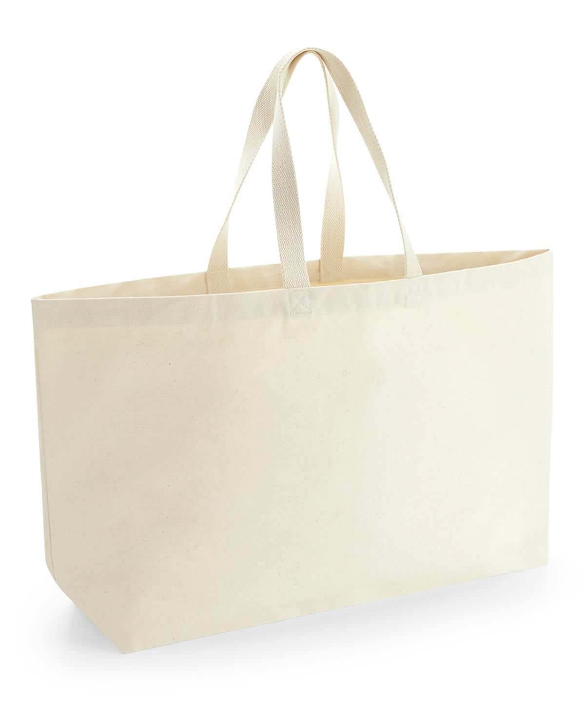 Oversized canvas tote bag