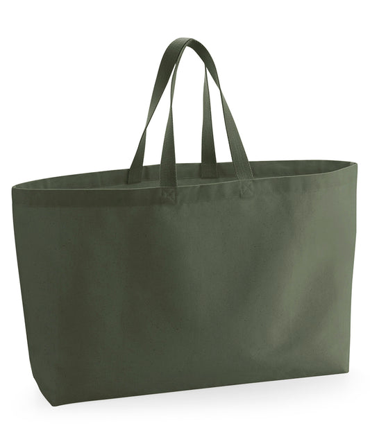 Oversized canvas tote bag