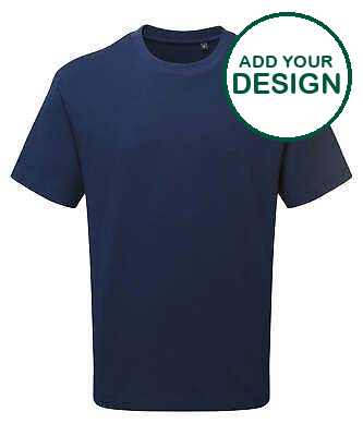 Anthem - T-shirt épais Anthem - Bleu marine - Ajoutez votre design/logo