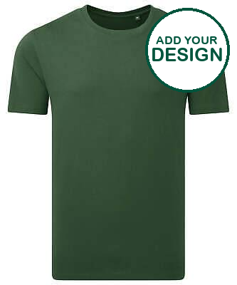 Anthem - T-shirt mi-lourd Anthem - Vert forêt - Ajoutez votre design/logo