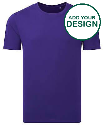 Anthem - T-shirt mi-lourd Anthem - Violet - Ajoutez votre design/logo