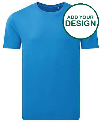 Anthem - T-shirt mi-lourd Anthem - Saphir - Ajoutez votre design/logo