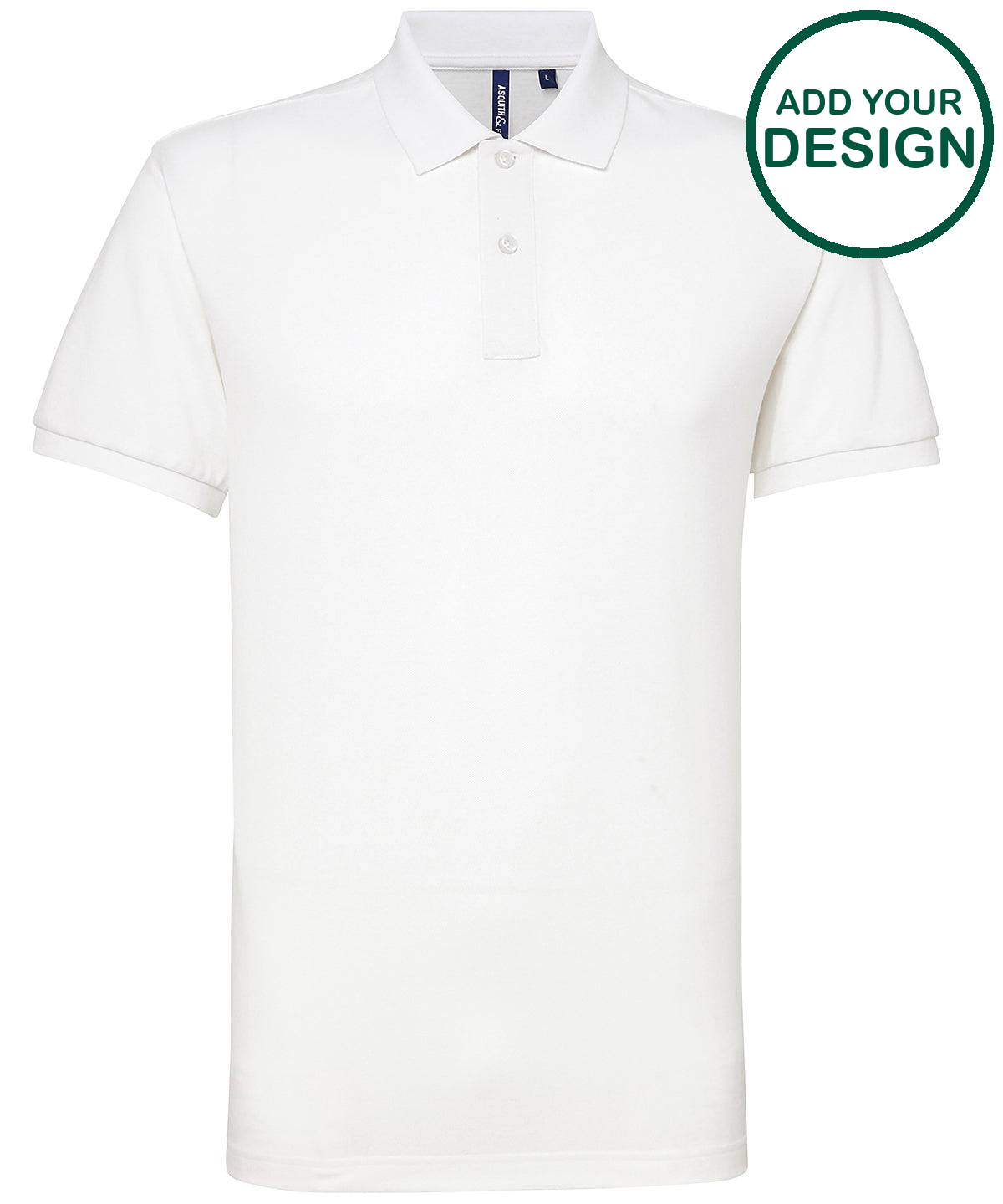 Men’s polycotton blend polo