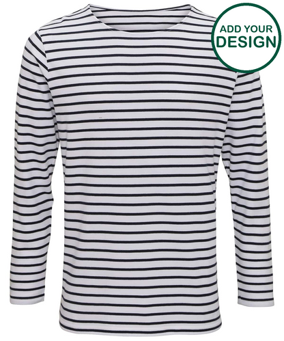 Men's Marinière coastal long sleeve tee