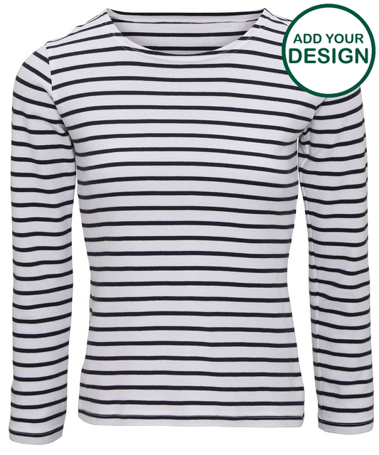Women's Marinière coastal long sleeve tee