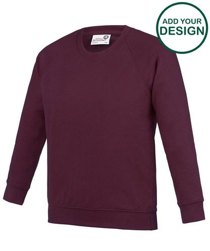 Kids Academy raglan sweatshirt