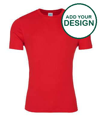 AWDis Just Cool - Cool smooth T - Fire Red - Add Your Design/Logo