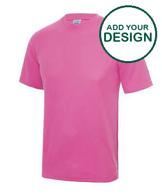 AWDis Just Cool - Cool T - Electric Pink - Add Your Design/Logo
