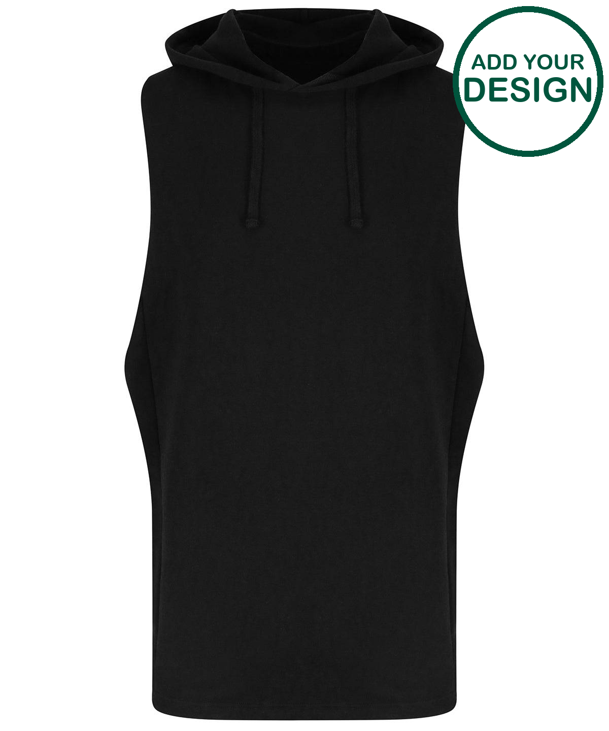 Urban sleeveless muscle hoodie