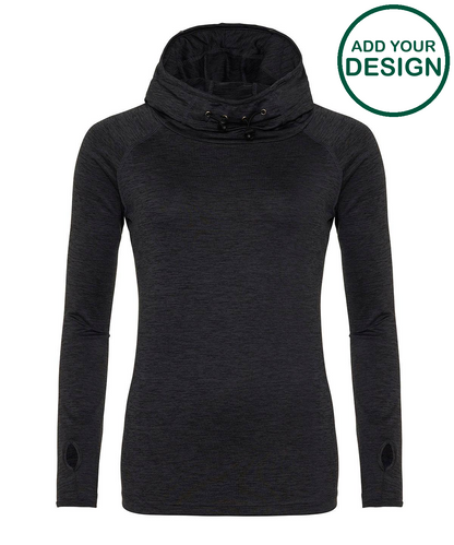 Women's cool cowl neck top