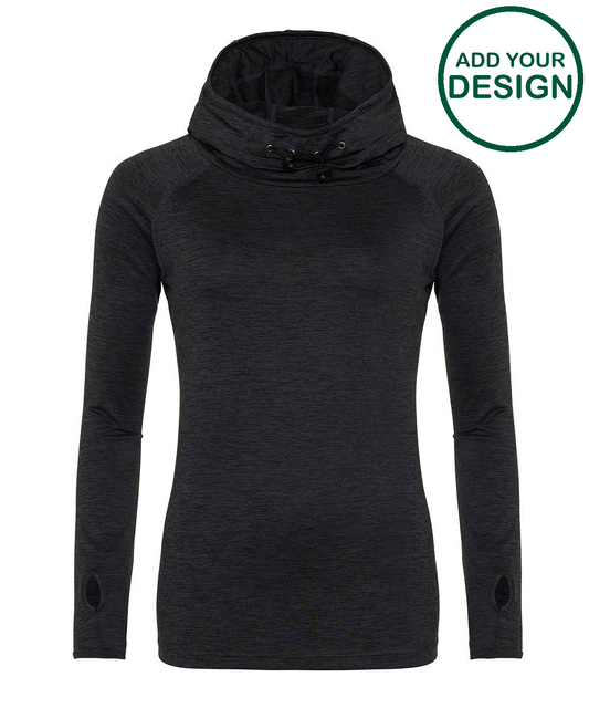 Women's cool cowl neck top