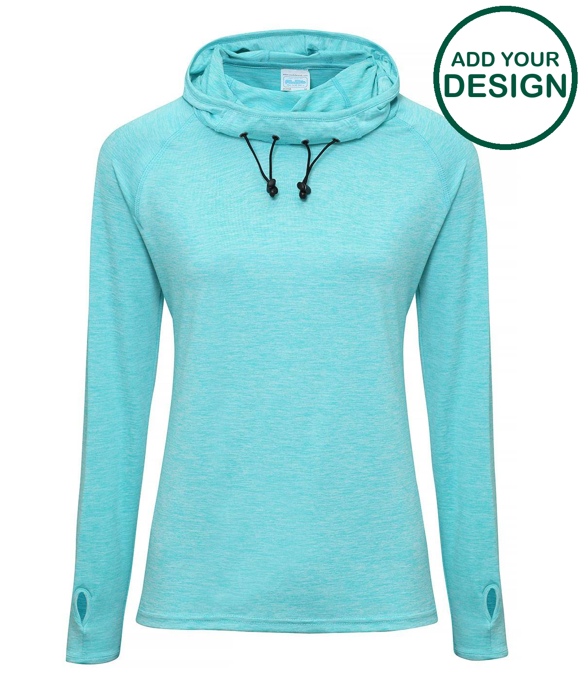 Women's cool cowl neck top
