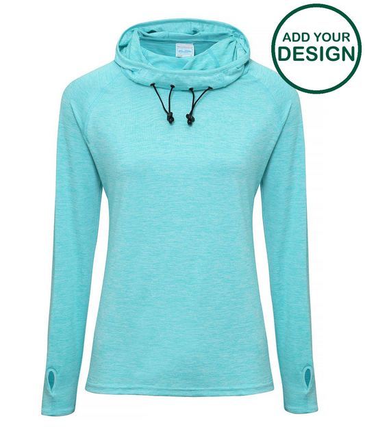 Women's cool cowl neck top