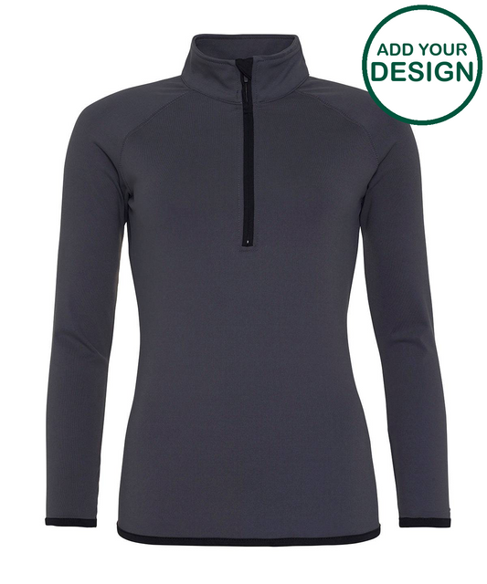 Women's cool ½ zip sweatshirt