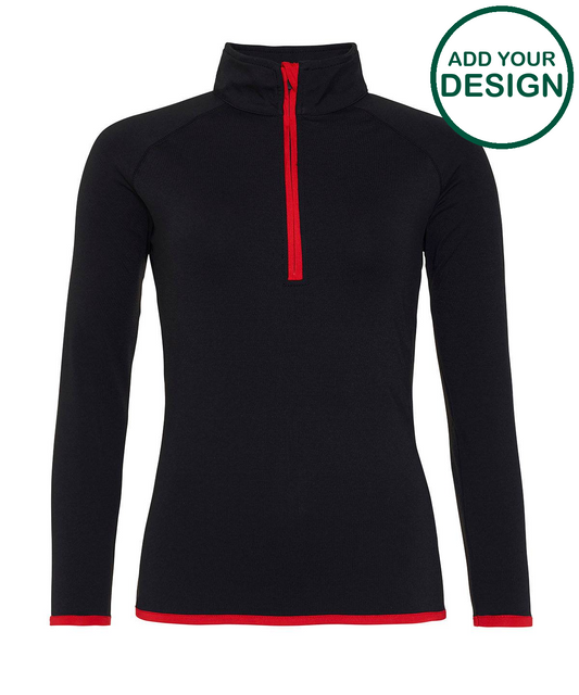 Women's cool ½ zip sweatshirt