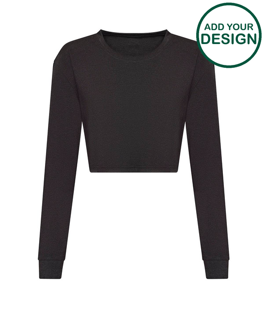 Women's long sleeve cropped T